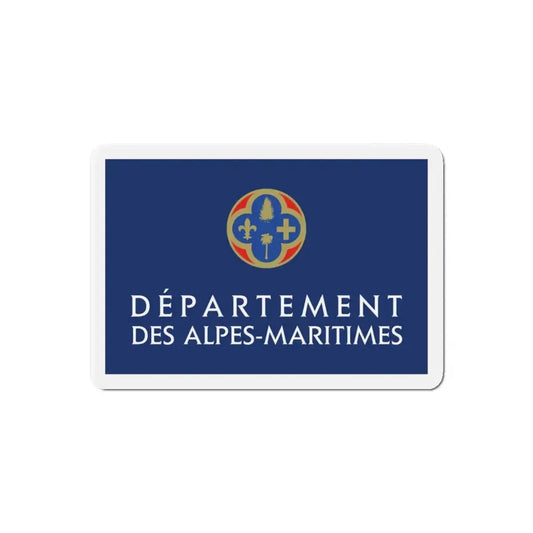 Flag of Alpes Maritimes France - Refrigerator Magnet 6 Inch - The Sticker Space