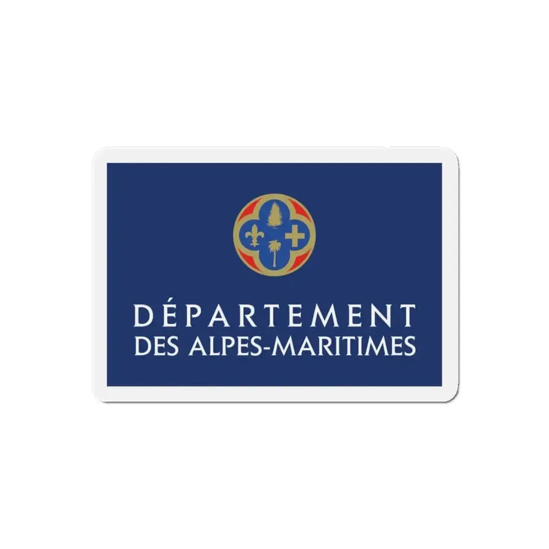 Flag of Alpes Maritimes France - Refrigerator Magnet - The Sticker Space