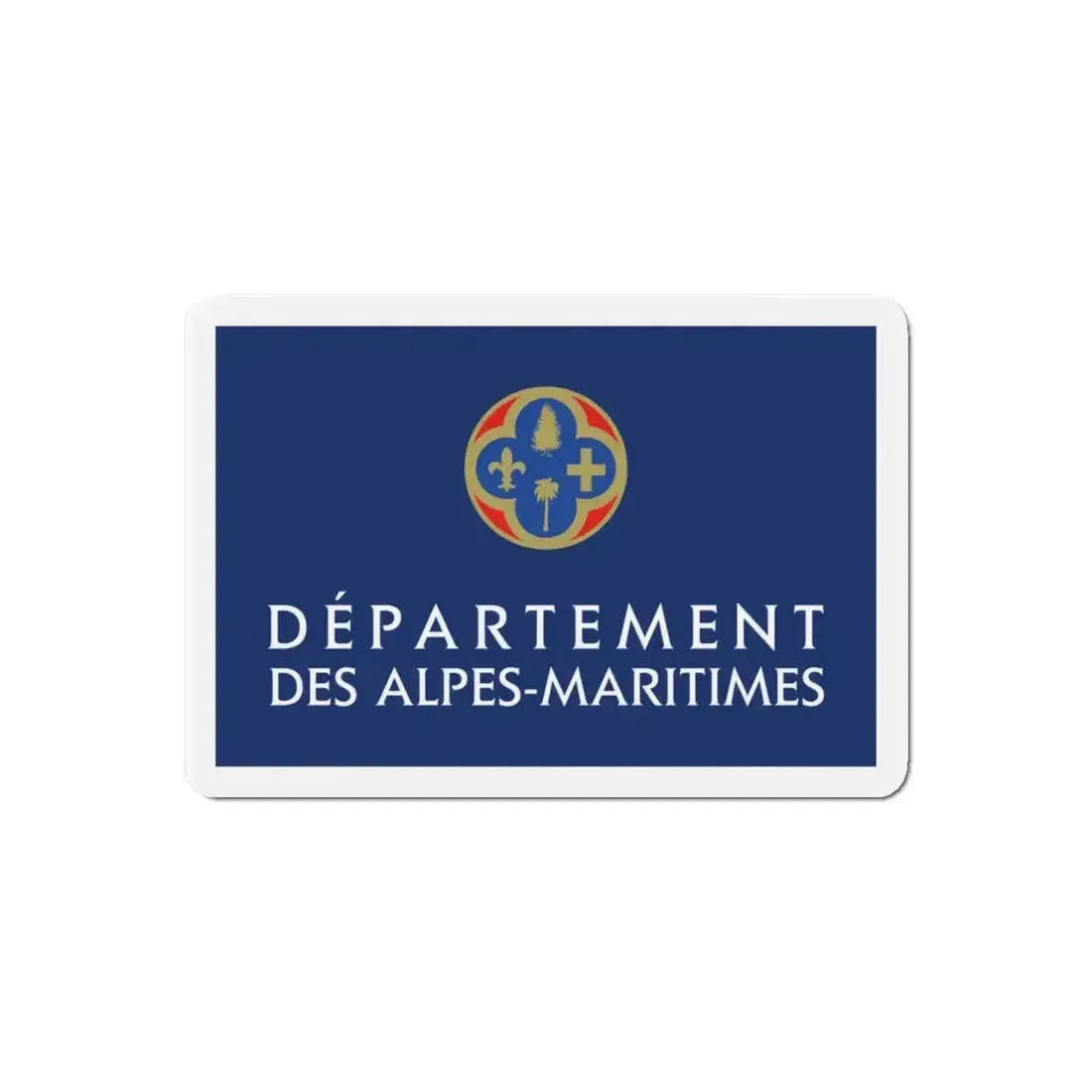 Flag of Alpes Maritimes France - Refrigerator Magnet - The Sticker Space