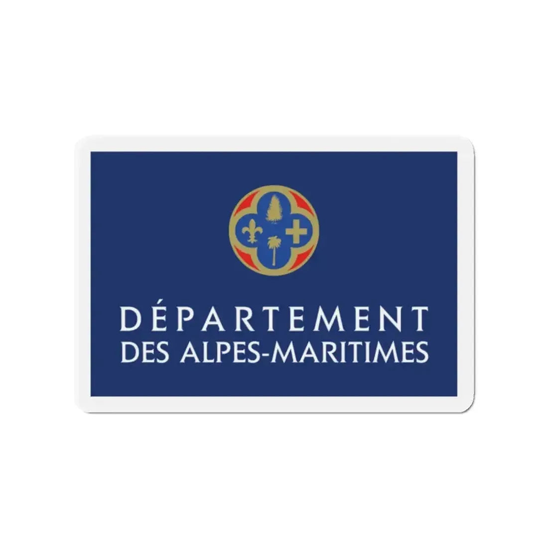 Flag of Alpes Maritimes France - Refrigerator Magnet - The Sticker Space