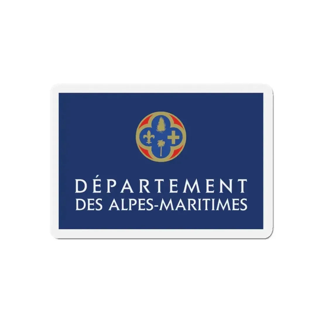 Flag of Alpes Maritimes France - Refrigerator Magnet - The Sticker Space