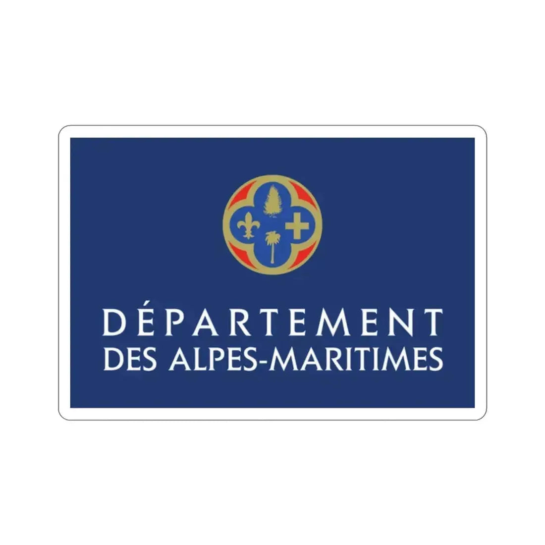 Flag of Alpes Maritimes France STICKER Vinyl Die-Cut Decal 2 Inch - The Sticker Space