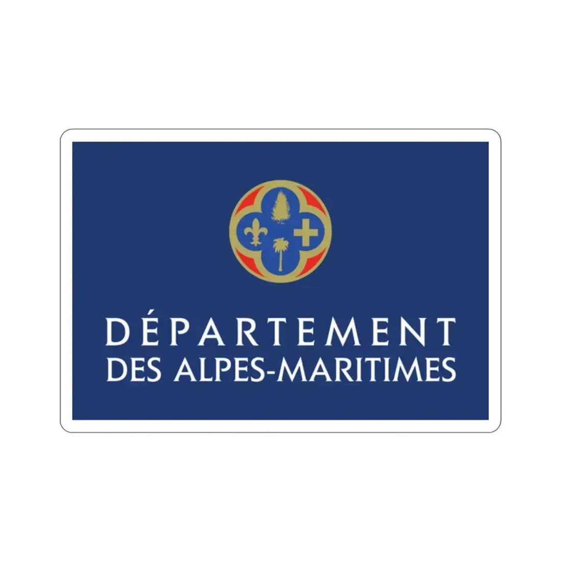 Flag of Alpes Maritimes France STICKER Vinyl Die-Cut Decal 2 Inch - The Sticker Space