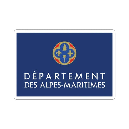 Flag of Alpes Maritimes France STICKER Vinyl Die-Cut Decal 3 Inch - The Sticker Space
