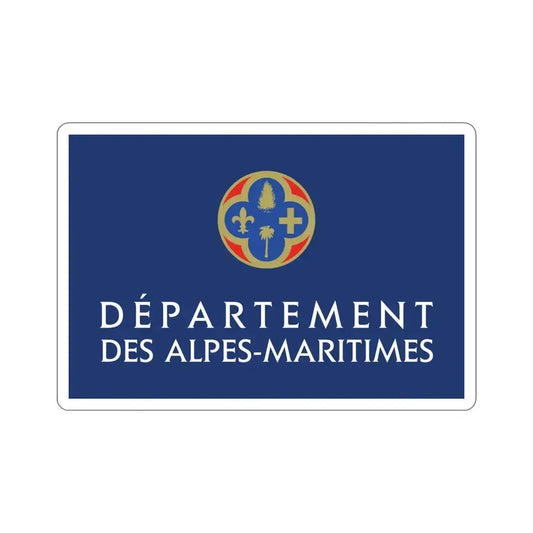 Flag of Alpes Maritimes France STICKER Vinyl Die-Cut Decal 6 Inch - The Sticker Space