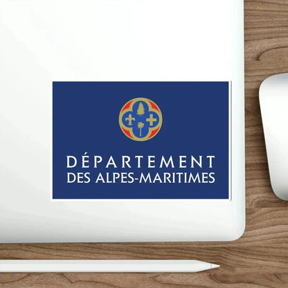 Flag of Alpes Maritimes France STICKER Vinyl Die-Cut Decal - The Sticker Space