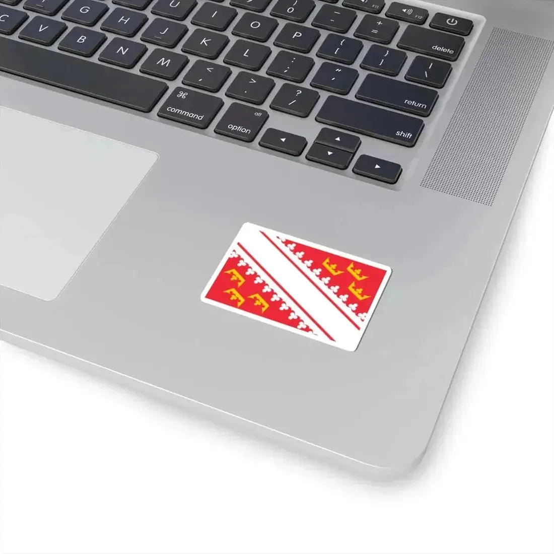 Flag of Alsace (Belgium) STICKER Vinyl Kiss-Cut Decal - The Sticker Space