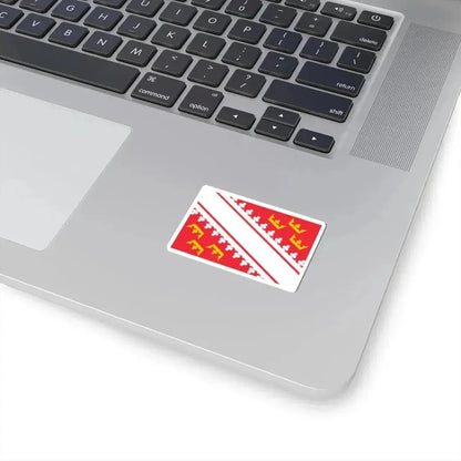 Flag of Alsace (Belgium) STICKER Vinyl Kiss-Cut Decal - The Sticker Space