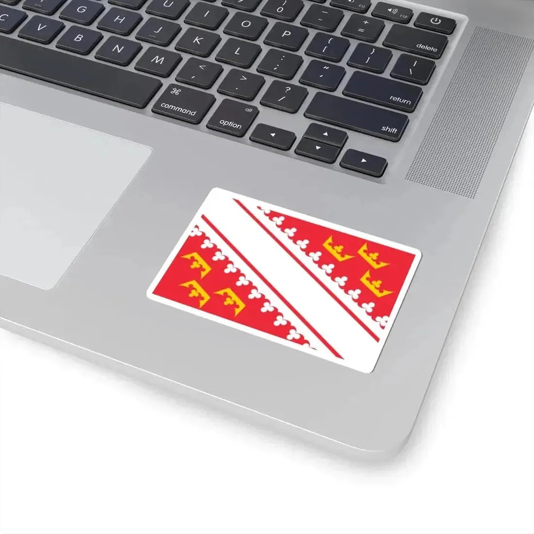Flag of Alsace (Belgium) STICKER Vinyl Kiss-Cut Decal - The Sticker Space