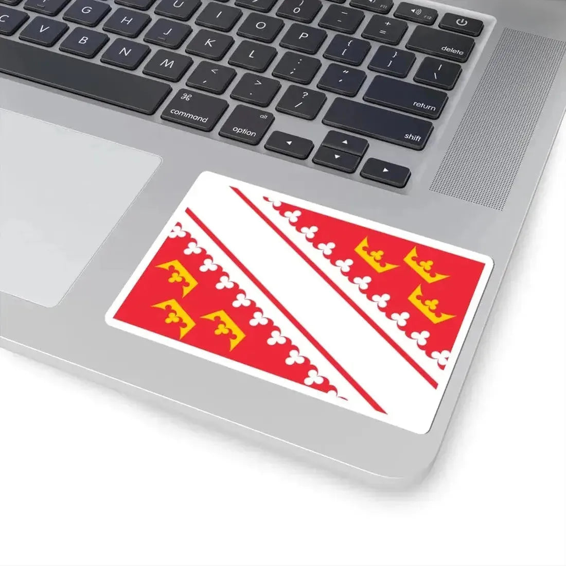 Flag of Alsace (Belgium) STICKER Vinyl Kiss-Cut Decal - The Sticker Space