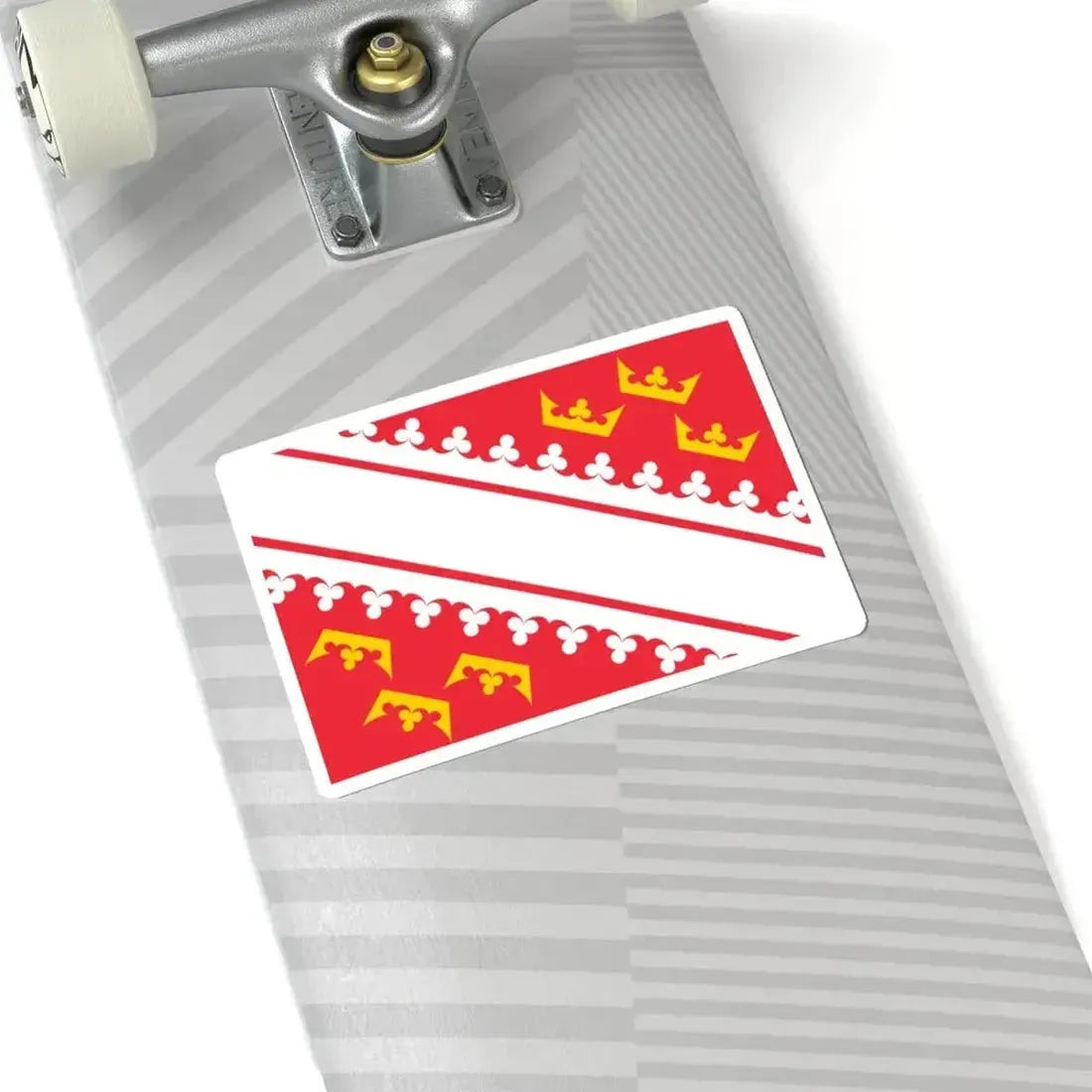 Flag of Alsace (Belgium) STICKER Vinyl Kiss-Cut Decal - The Sticker Space