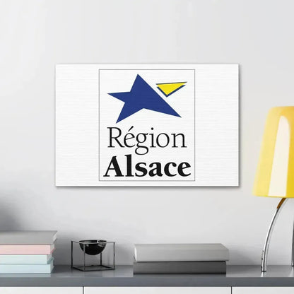 Flag of Alsace France 2 - Canvas Wall Art - The Sticker Space