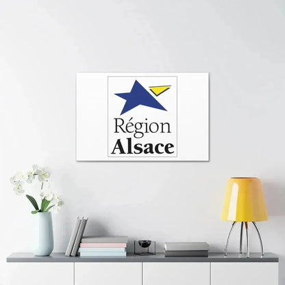 Flag of Alsace France 2 - Canvas Wall Art - The Sticker Space