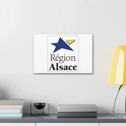 Flag of Alsace France 2 - Canvas Wall Art - The Sticker Space