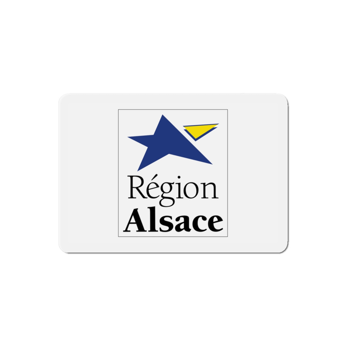 Flag of Alsace France 2 - Die-Cut Magnet-6 × 6"-The Sticker Space