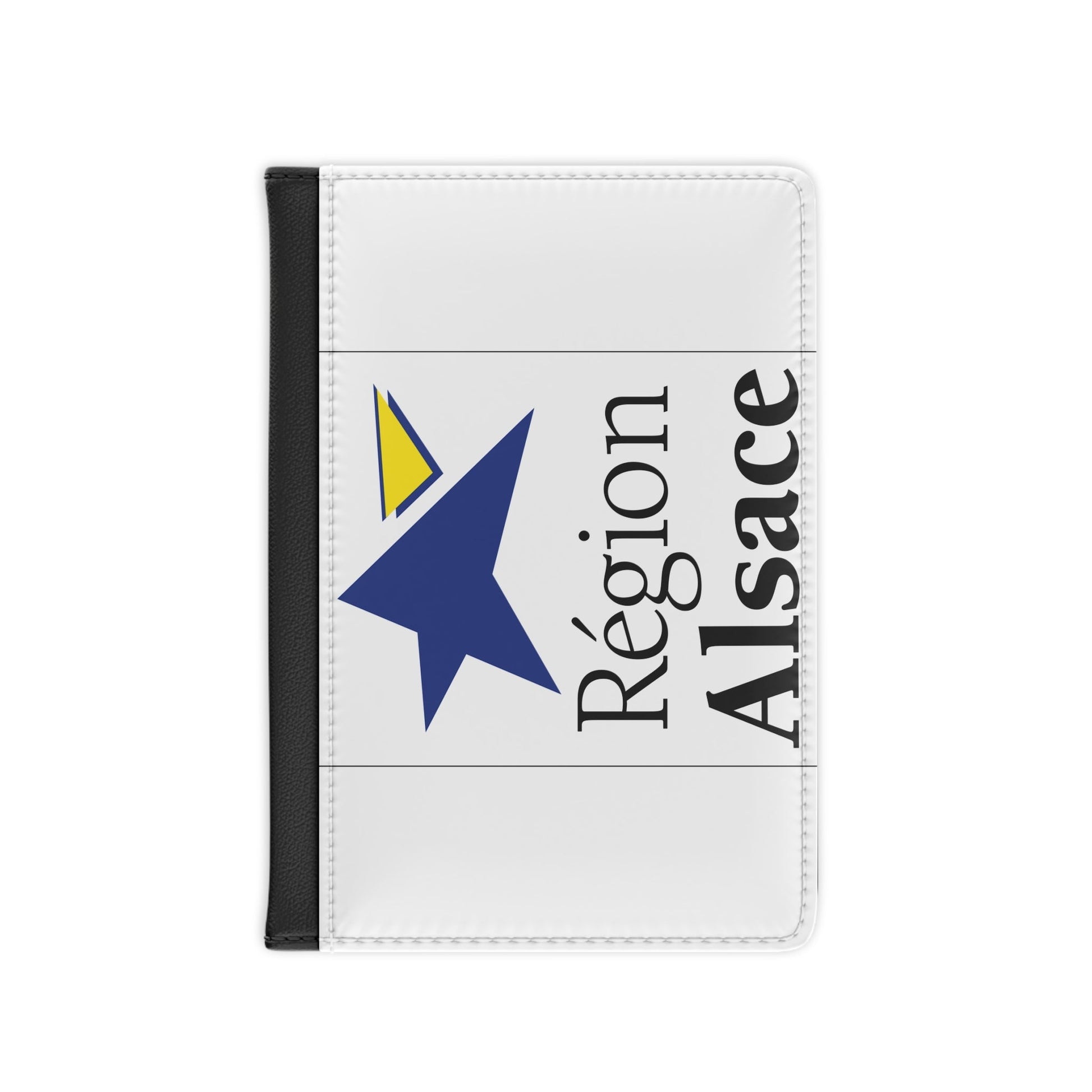 Flag of Alsace France 2 - Passport Holder-3.9" x 5.8"-The Sticker Space