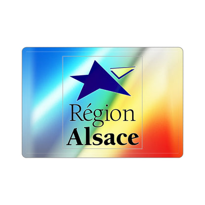 Flag of Alsace France 2 STICKER Die-Cut Vinyl Decal-5 Inch-The Sticker Space