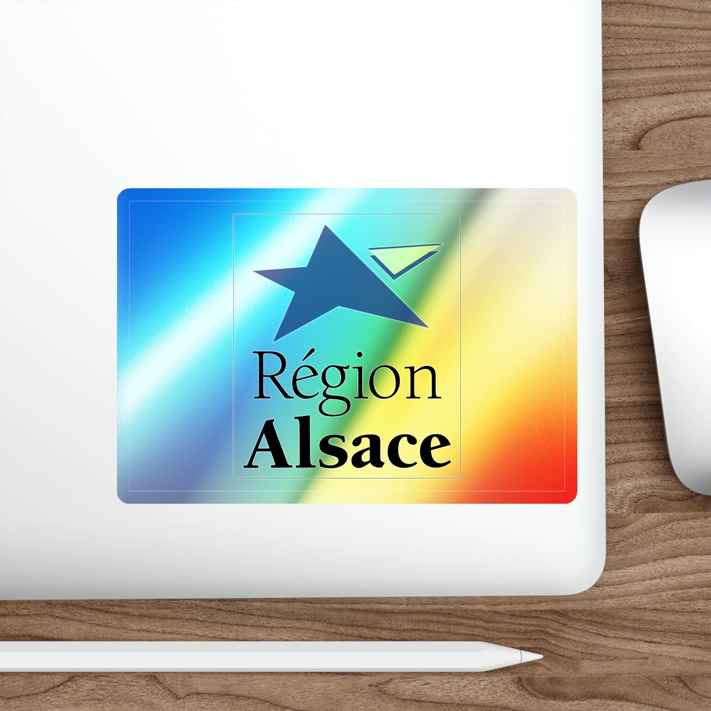 Flag of Alsace France 2 STICKER Die-Cut Vinyl Decal-The Sticker Space