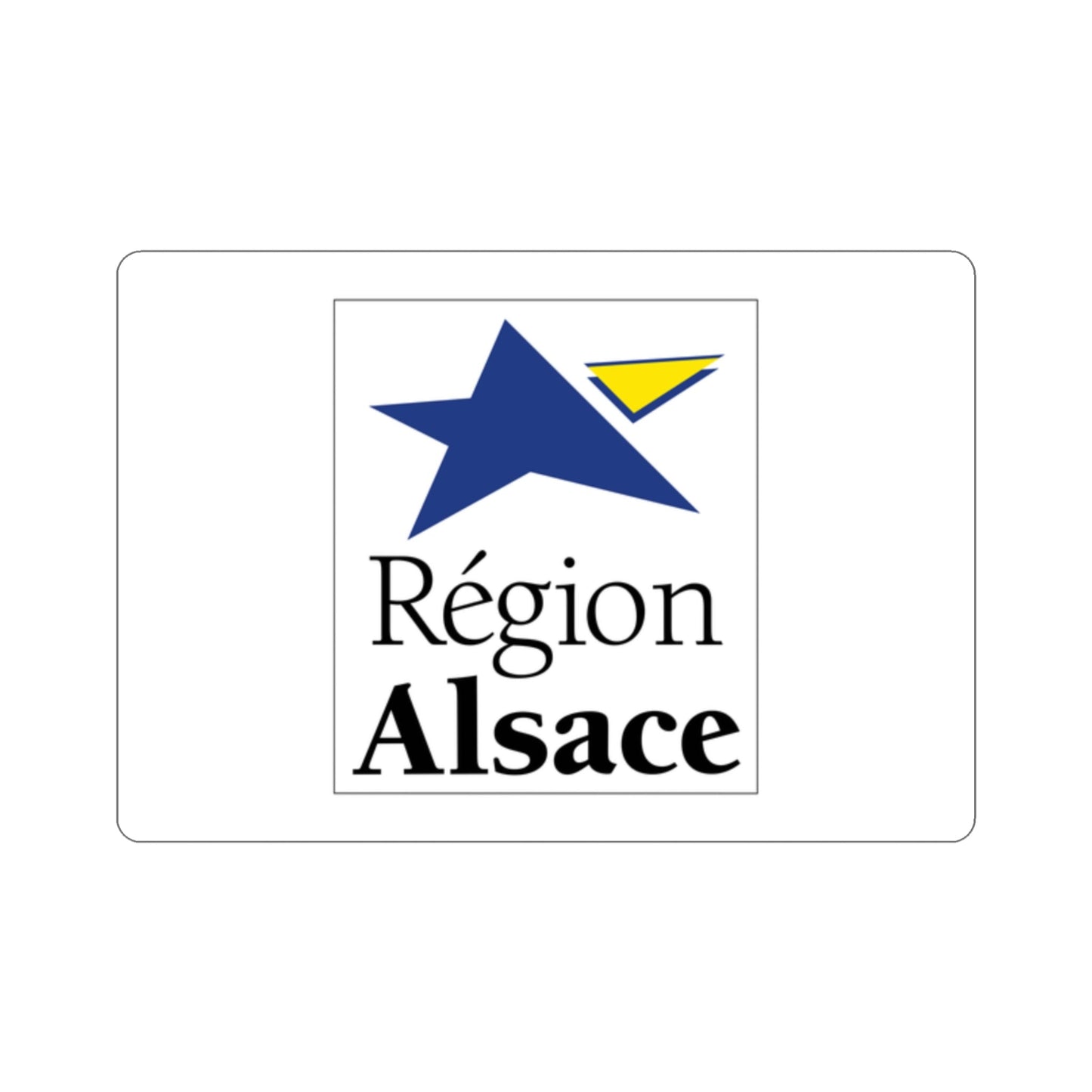 Flag of Alsace France 2 STICKER Vinyl Die-Cut Decal-2 Inch-The Sticker Space