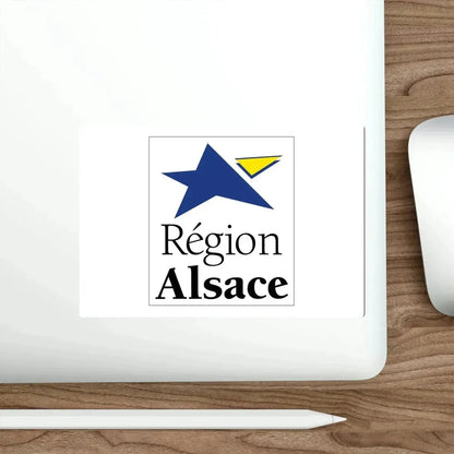 Flag of Alsace France 2 STICKER Vinyl Die-Cut Decal - The Sticker Space