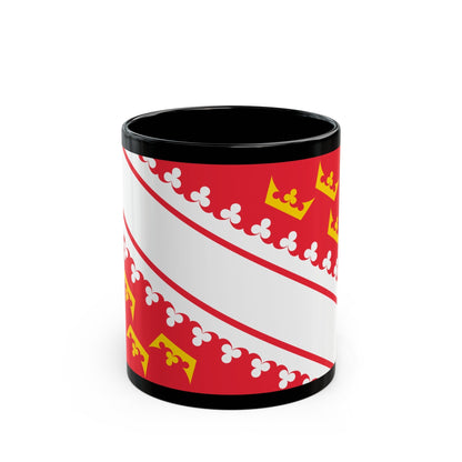 Flag of Alsace France - Black Coffee Mug-11oz-The Sticker Space