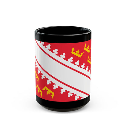 Flag of Alsace France - Black Coffee Mug-15oz-The Sticker Space