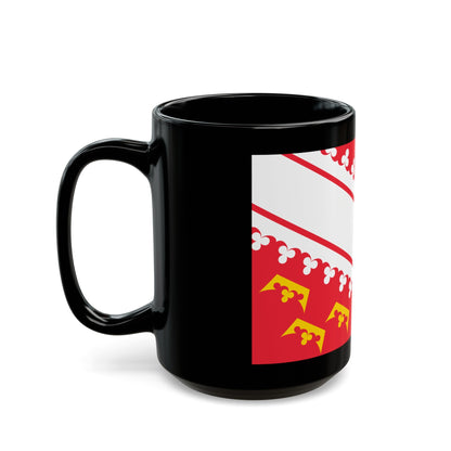 Flag of Alsace France - Black Coffee Mug-The Sticker Space