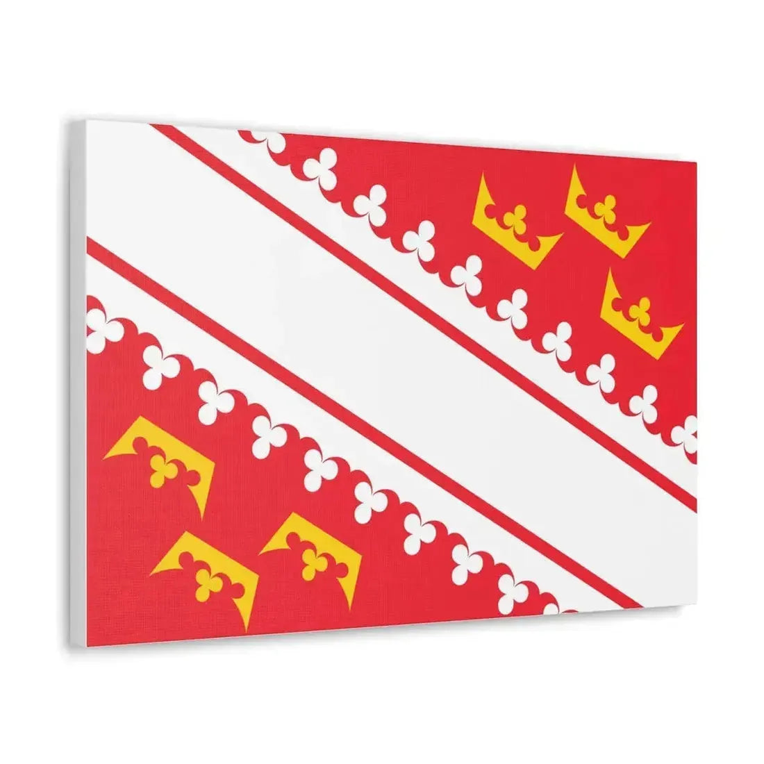 Flag of Alsace France - Canvas Wall Art - The Sticker Space