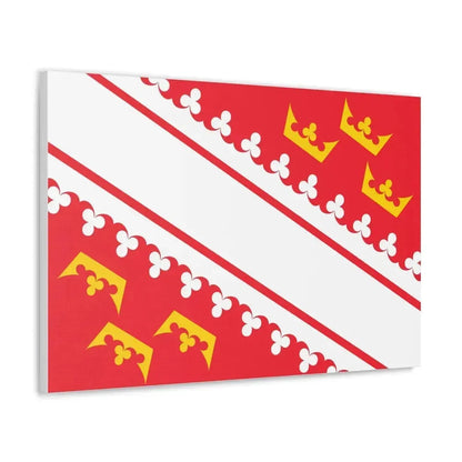 Flag of Alsace France - Canvas Wall Art - The Sticker Space