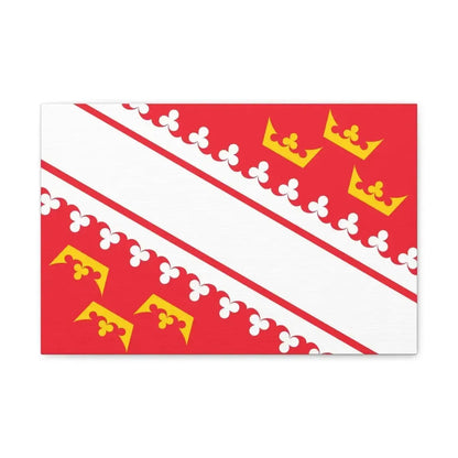 Flag of Alsace France - Canvas Wall Art - The Sticker Space
