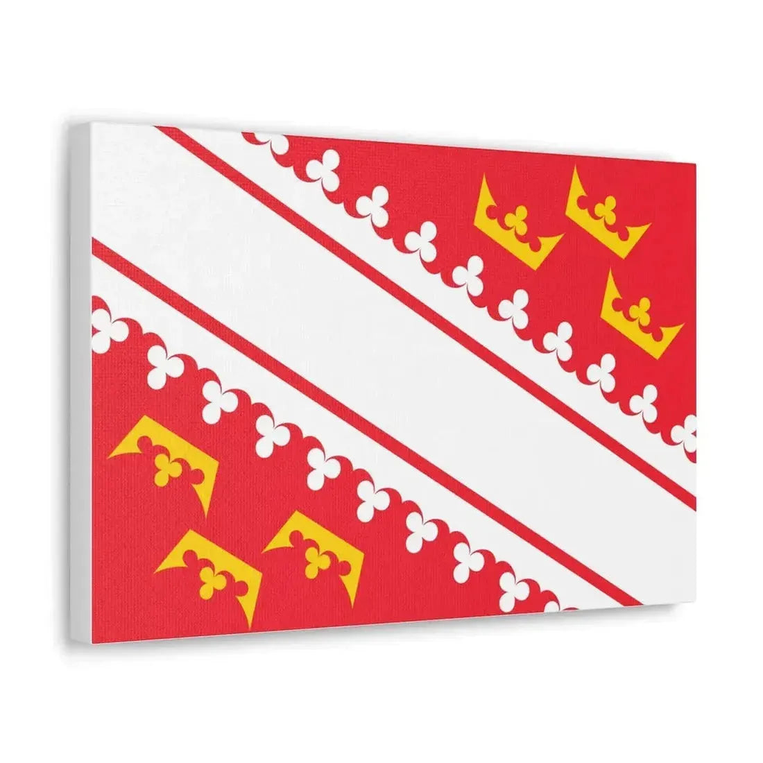 Flag of Alsace France - Canvas Wall Art - The Sticker Space