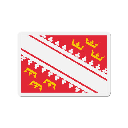 Flag of Alsace France - Die-Cut Magnet-2" x 2"-The Sticker Space