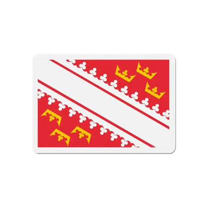 Flag of Alsace France - Refrigerator Magnet - The Sticker Space