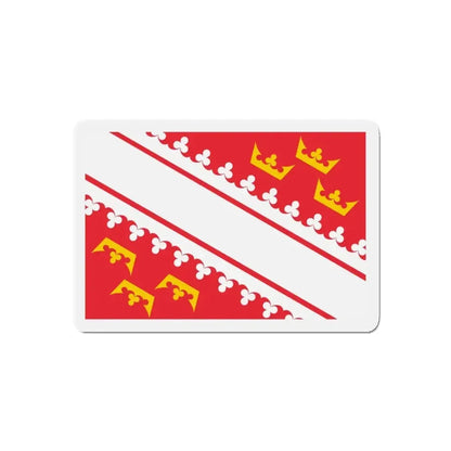 Flag of Alsace France - Refrigerator Magnet - The Sticker Space