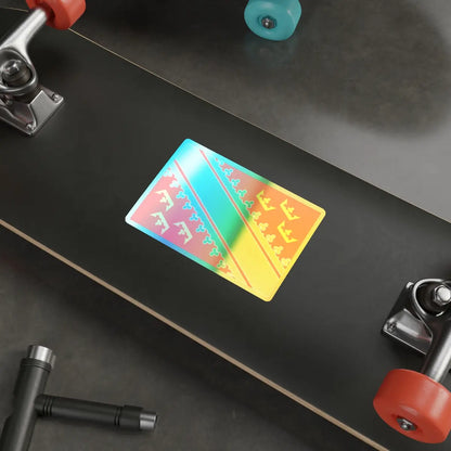 SKU:29197360054820509383 Sizes:5" × 5" Shapes:Die-Cut Types:Holographic