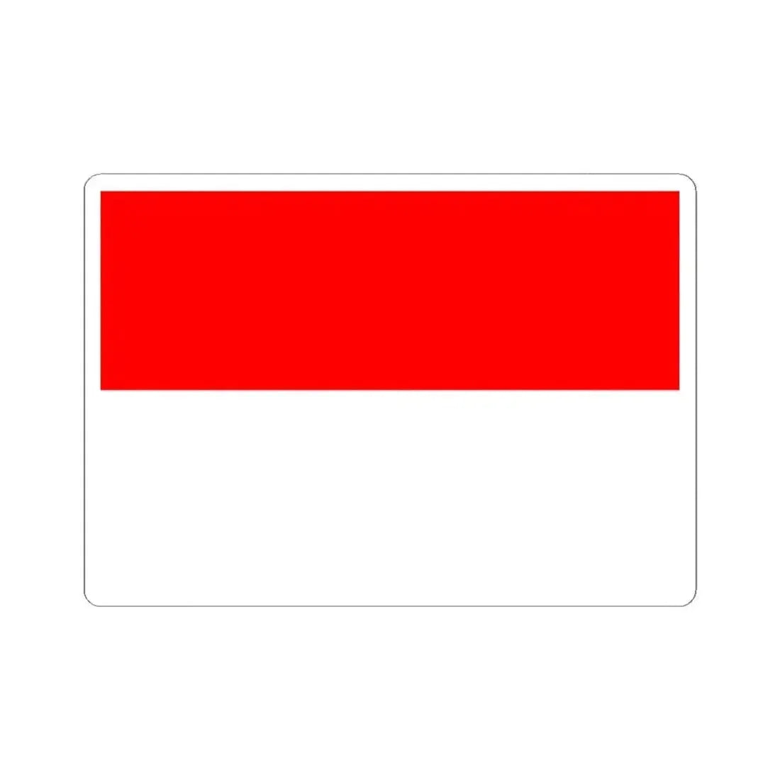 Flag of Alsace historical (Belgium) STICKER Vinyl Kiss-Cut Decal 4 Inch White - The Sticker Space