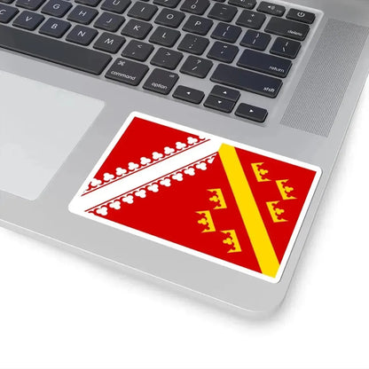 Flag of Alsace old (Belgium) STICKER Vinyl Kiss-Cut Decal - The Sticker Space