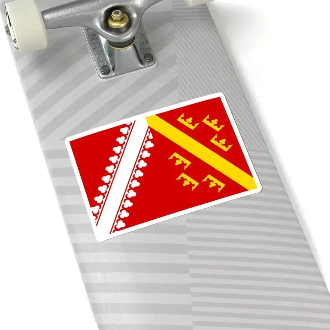 Flag of Alsace old (Belgium) STICKER Vinyl Kiss-Cut Decal - The Sticker Space