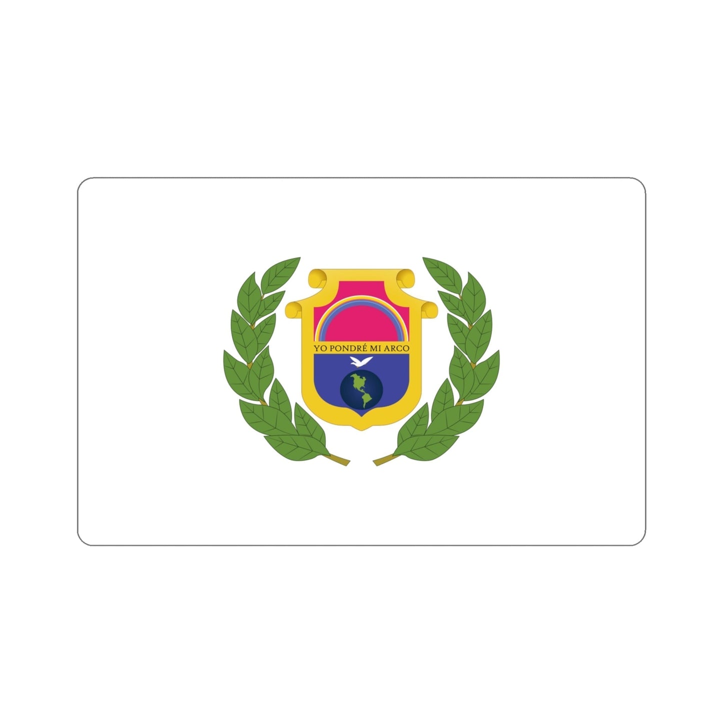 Flag of Alta Verapaz Department Guatemala STICKER Vinyl Die-Cut Decal-4 Inch-The Sticker Space