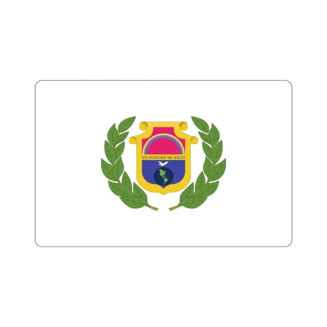 Flag of Alta Verapaz Department Guatemala STICKER Vinyl Die-Cut Decal 4 Inch - The Sticker Space