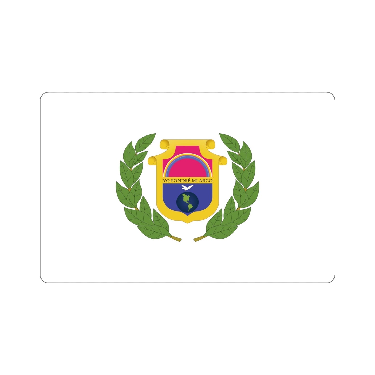 Flag of Alta Verapaz Department Guatemala STICKER Vinyl Die-Cut Decal-5 Inch-The Sticker Space