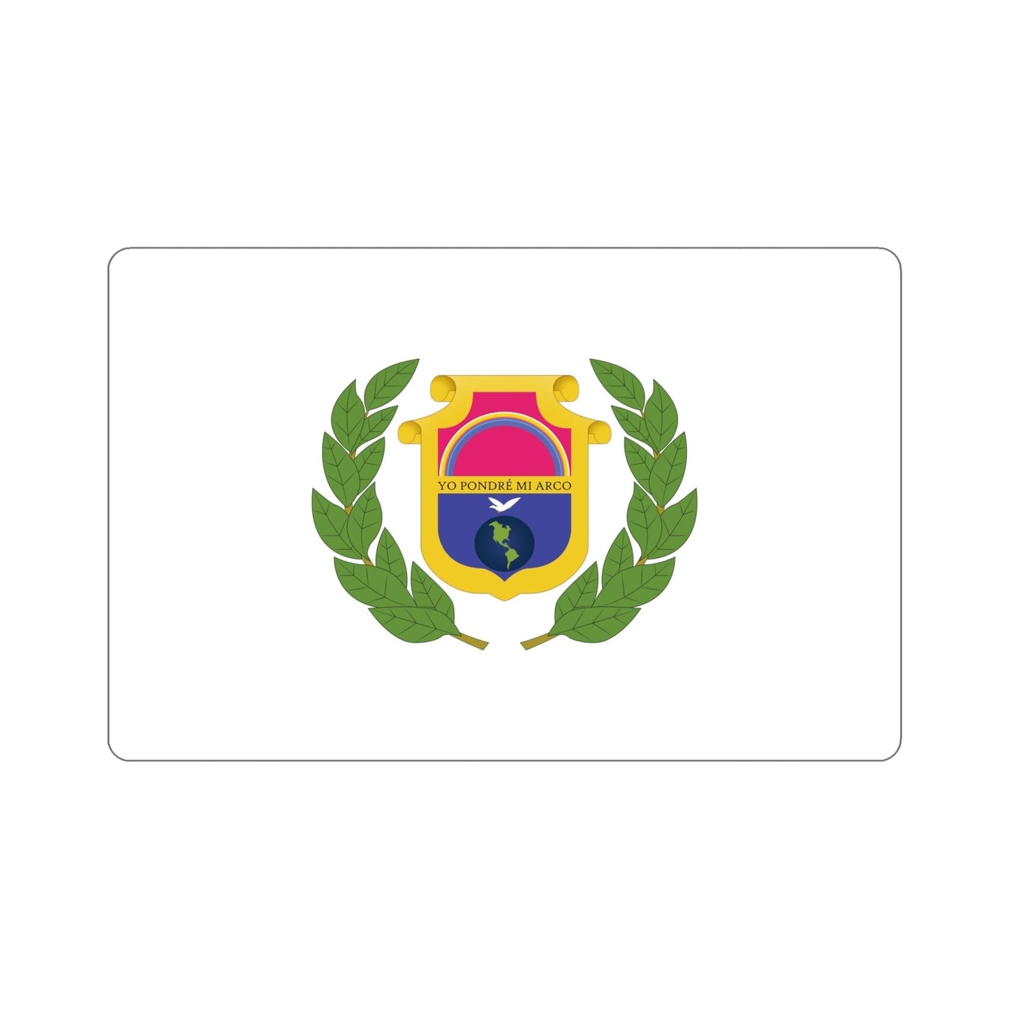 Flag of Alta Verapaz Department Guatemala STICKER Vinyl Die-Cut Decal-6 Inch-The Sticker Space