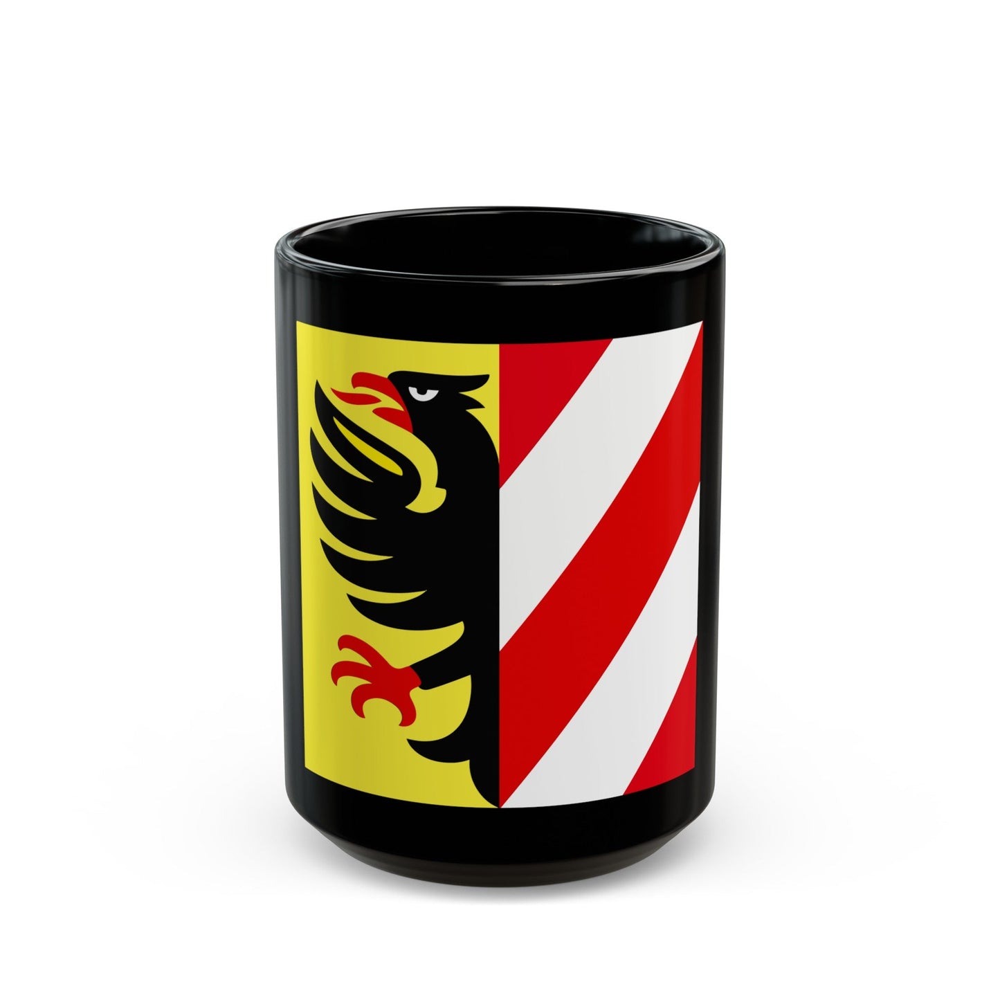 Flag of Altdorf Uri Switzerland - Black Coffee Mug-15oz-The Sticker Space