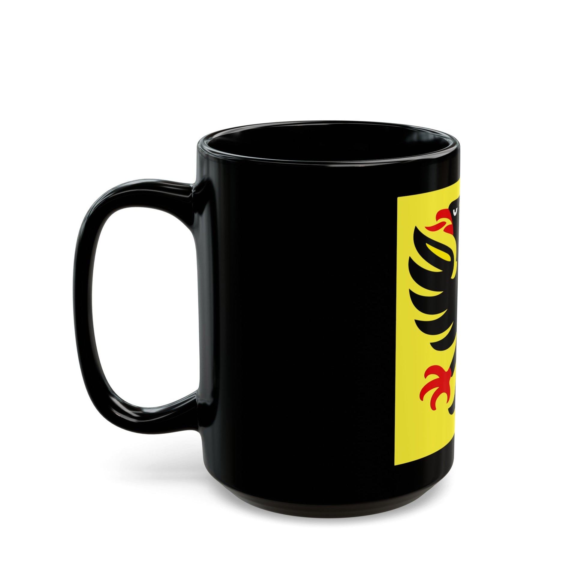 Flag of Altdorf Uri Switzerland - Black Coffee Mug-The Sticker Space