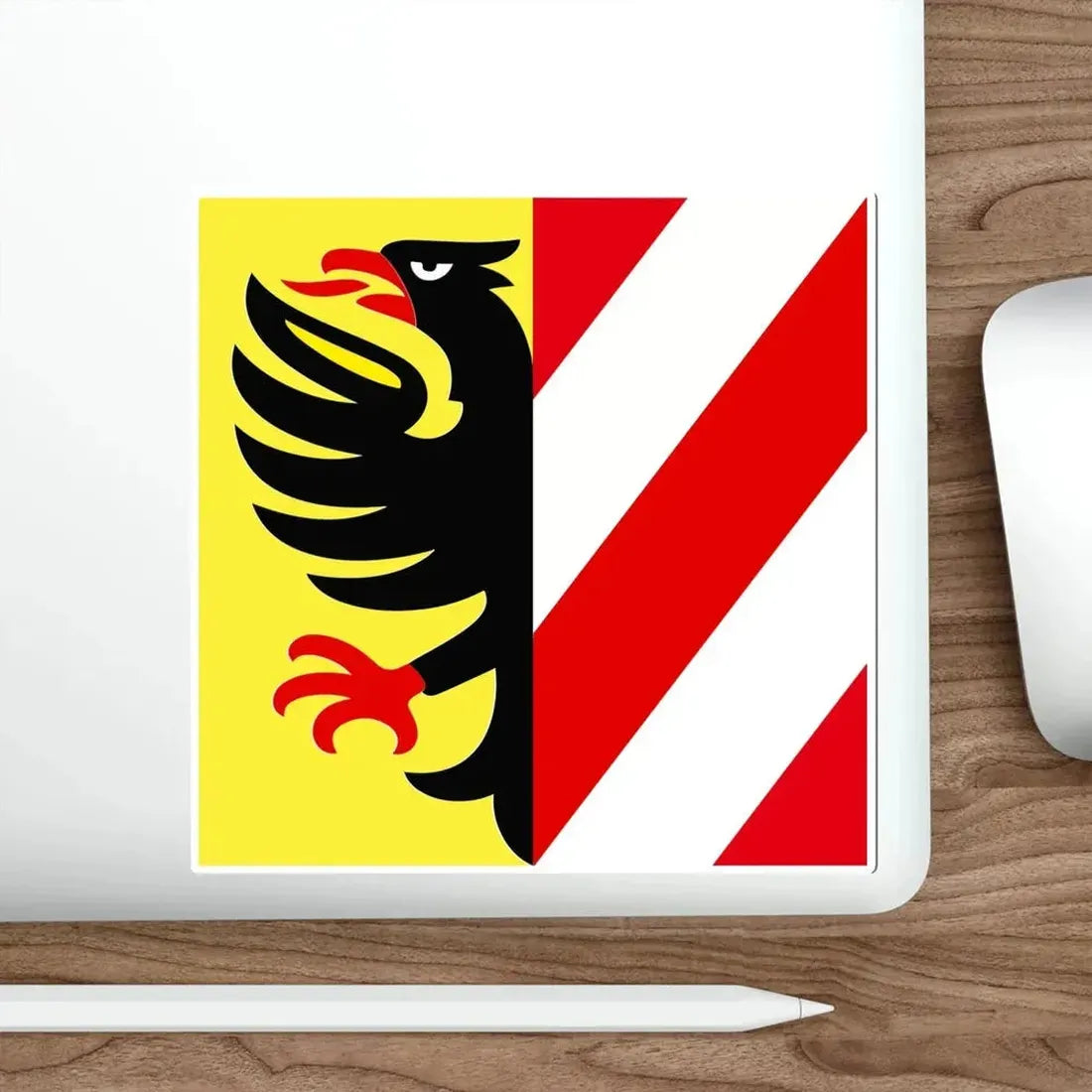 Flag of Altdorf Uri Switzerland STICKER Vinyl Die-Cut Decal - The Sticker Space