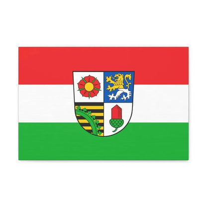 Flag of Altenburger Land Germany - Canvas Wall Art 18″ x 12″ 1.25" - The Sticker Space