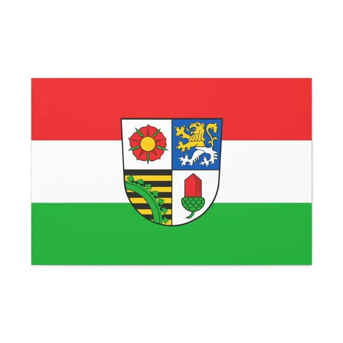 Flag of Altenburger Land Germany - Canvas Wall Art - The Sticker Space
