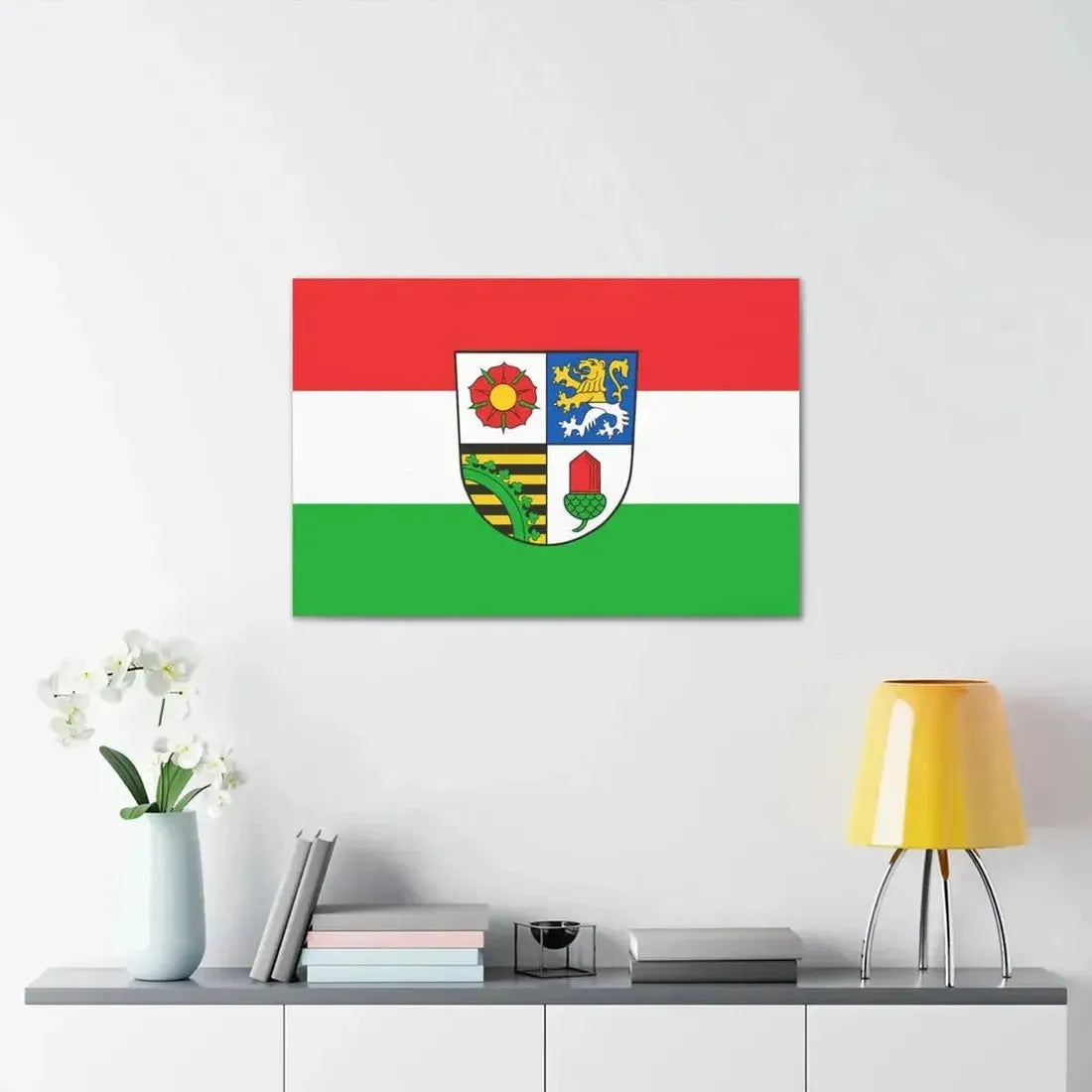 Flag of Altenburger Land Germany - Canvas Wall Art - The Sticker Space