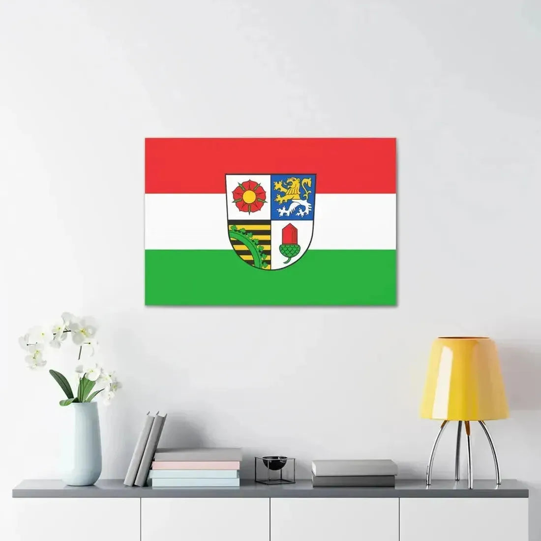 Flag of Altenburger Land Germany - Canvas Wall Art - The Sticker Space