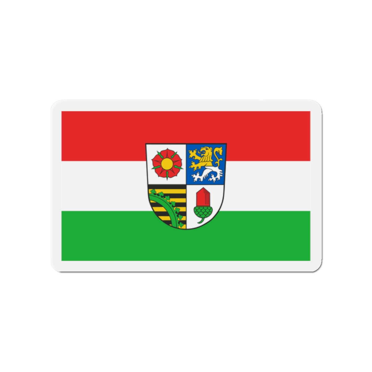 Flag of Altenburger Land Germany - Die-Cut Magnet-2" x 2"-The Sticker Space